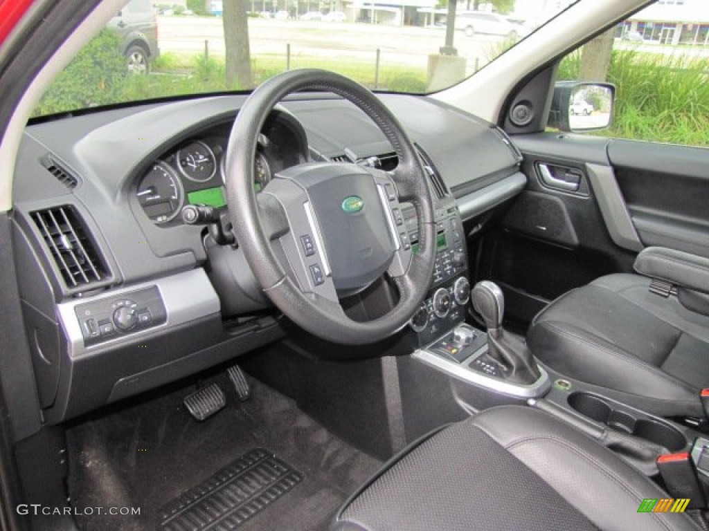 Ebony Black Interior 2008 Land Rover LR2 HSE Photo #75940423