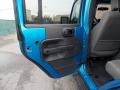 2010 Surf Blue Pearl Jeep Wrangler Unlimited Sport 4x4  photo #12