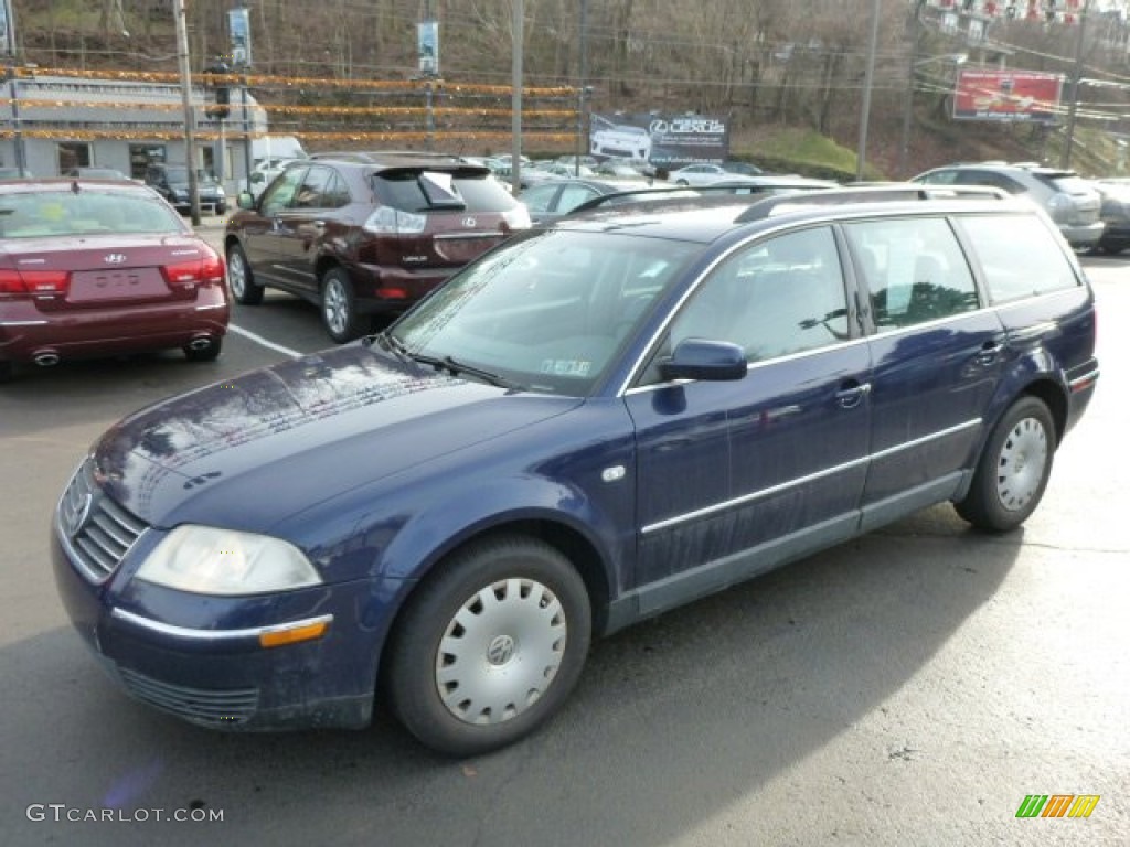 2004 Passat GL Wagon - Shadow Blue Metallic / Grey photo #2