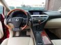 Parchment/Brown Walnut Dashboard Photo for 2010 Lexus RX #75941091