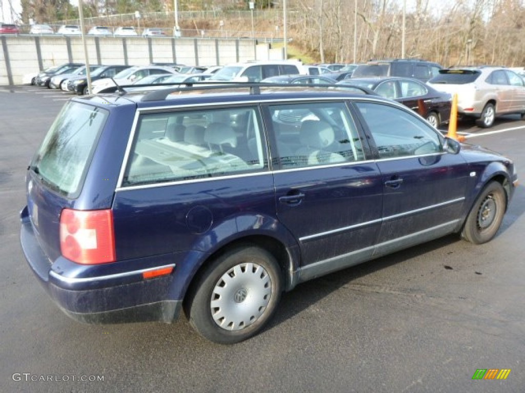 2004 Passat GL Wagon - Shadow Blue Metallic / Grey photo #11