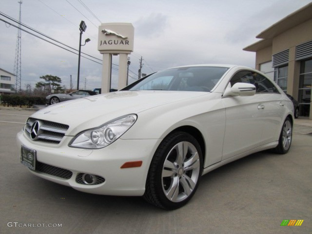 Arctic White 2009 Mercedes-Benz CLS 550 Exterior Photo #75942424