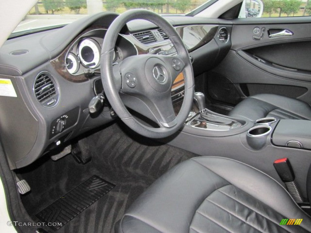 Black Interior 2009 Mercedes-Benz CLS 550 Photo #75942561