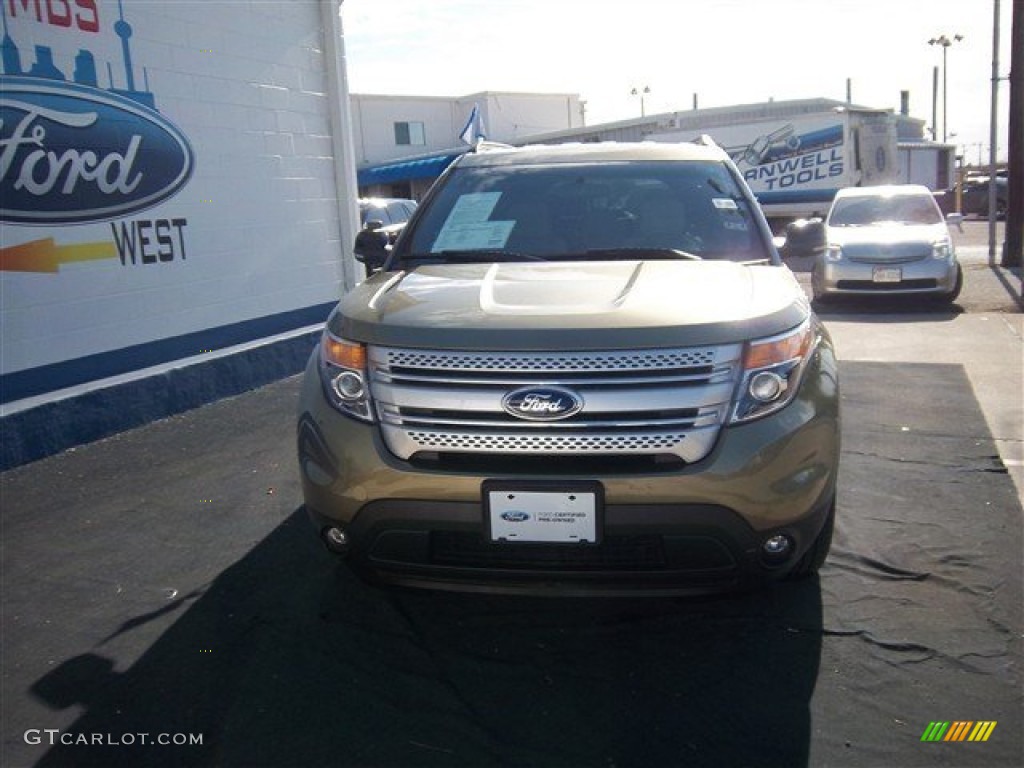 2013 Explorer XLT 4WD - Ginger Ale Metallic / Medium Light Stone photo #1