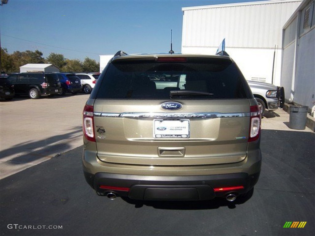 2013 Explorer XLT 4WD - Ginger Ale Metallic / Medium Light Stone photo #5