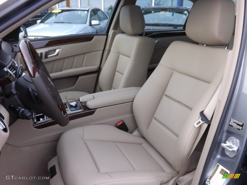 Almond/Mocha Interior 2013 Mercedes-Benz E 350 4Matic Sedan Photo #75943465