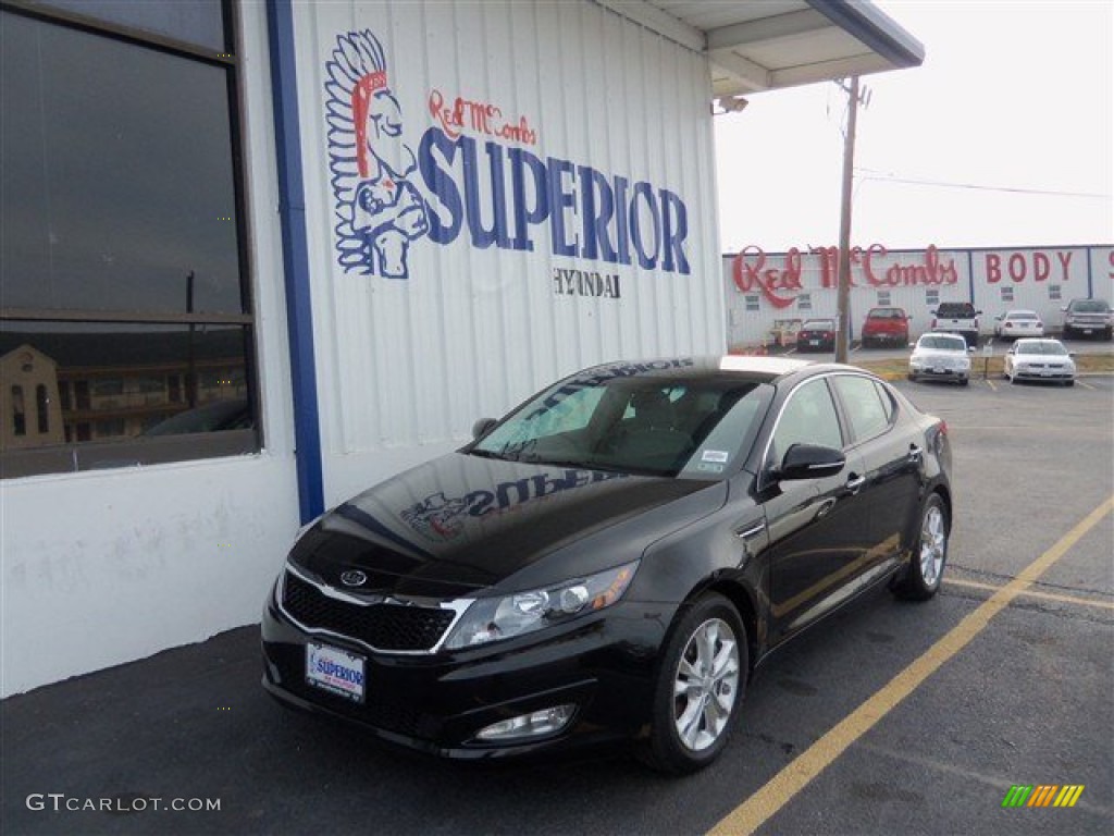 Ebony Black Kia Optima