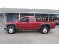 2006 Cherry Red Metallic Chevrolet Colorado Z71 Extended Cab 4x4  photo #2