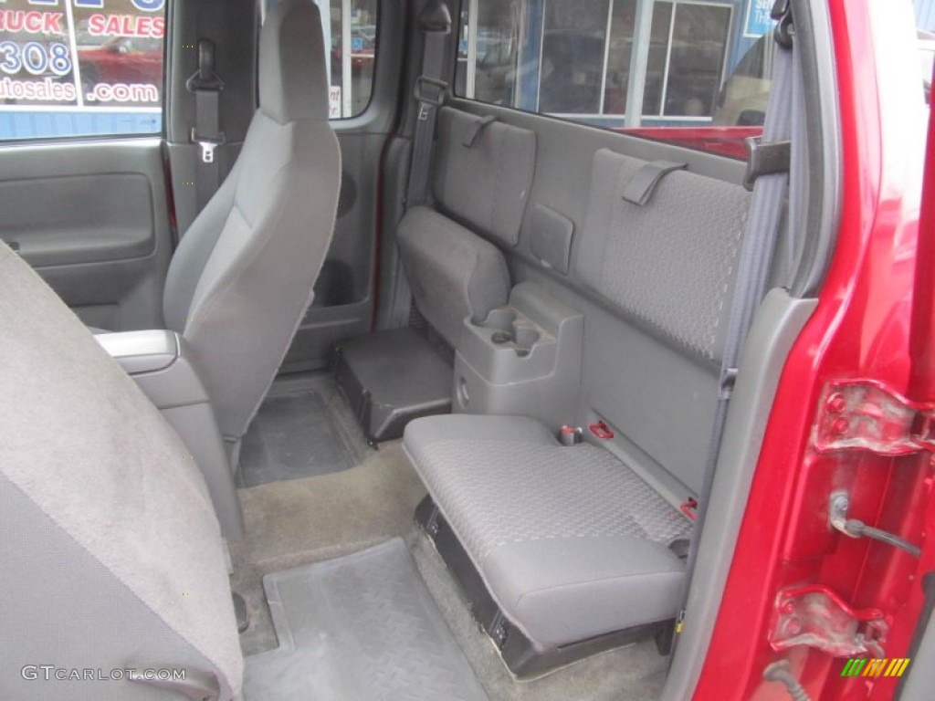 2006 Colorado Z71 Extended Cab 4x4 - Cherry Red Metallic / Very Dark Pewter photo #9
