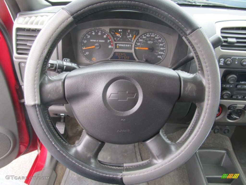 2006 Colorado Z71 Extended Cab 4x4 - Cherry Red Metallic / Very Dark Pewter photo #10