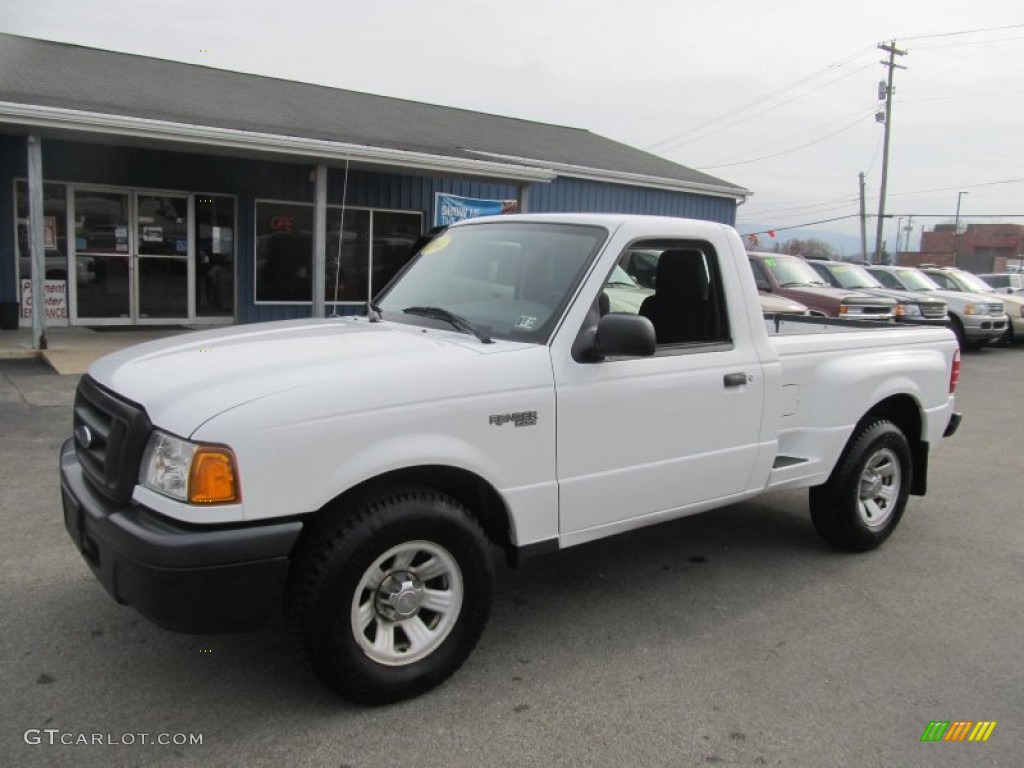 2004 Ranger XLT Regular Cab - Oxford White / Medium Dark Flint photo #1