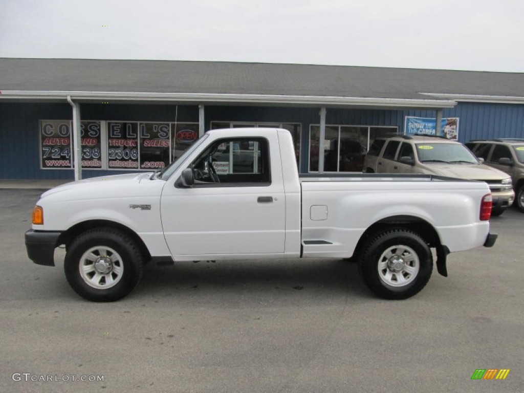 2004 Ranger XLT Regular Cab - Oxford White / Medium Dark Flint photo #2