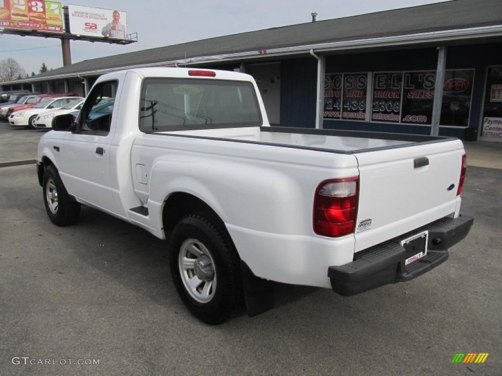 2004 Ranger XLT Regular Cab - Oxford White / Medium Dark Flint photo #3
