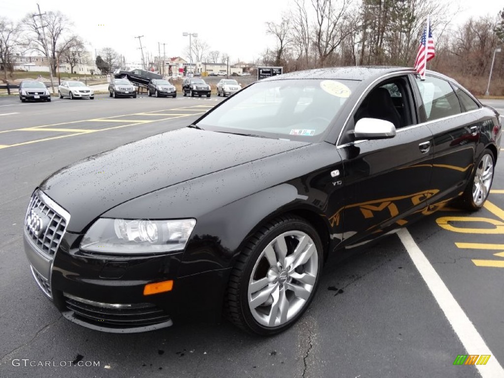 Brilliant Black 2008 Audi S6 5.2 quattro Sedan Exterior Photo #75944497