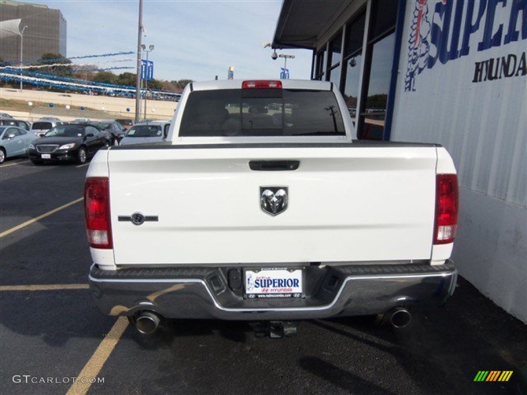 2011 Ram 1500 Lone Star Quad Cab - Bright White / Light Pebble Beige/Bark Brown photo #7