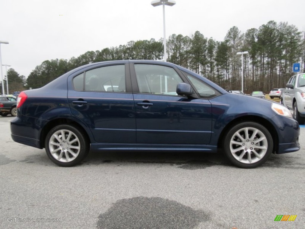 Deep Sea Blue Metallic 2011 Suzuki SX4 Sport Sedan S Exterior Photo #75944596