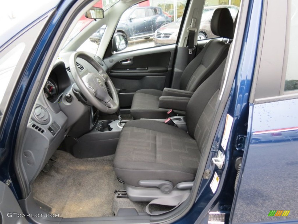 Black Interior 2011 Suzuki SX4 Sport Sedan S Photo #75944691