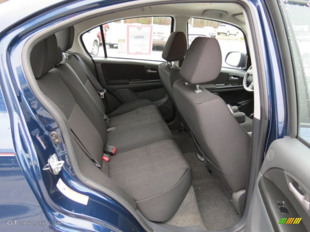 Black Interior 2011 Suzuki SX4 Sport Sedan S Photo #75944775