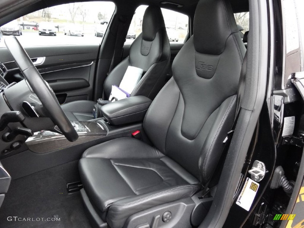 Black Interior 2008 Audi S6 5.2 quattro Sedan Photo #75944777