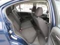 2011 Suzuki SX4 Black Interior Rear Seat Photo