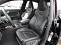 2008 Audi S6 Black Interior Front Seat Photo