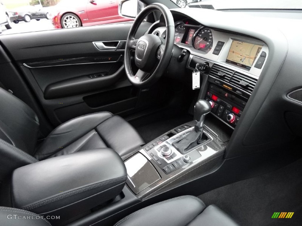 Black Interior 2008 Audi S6 5.2 quattro Sedan Photo #75944803