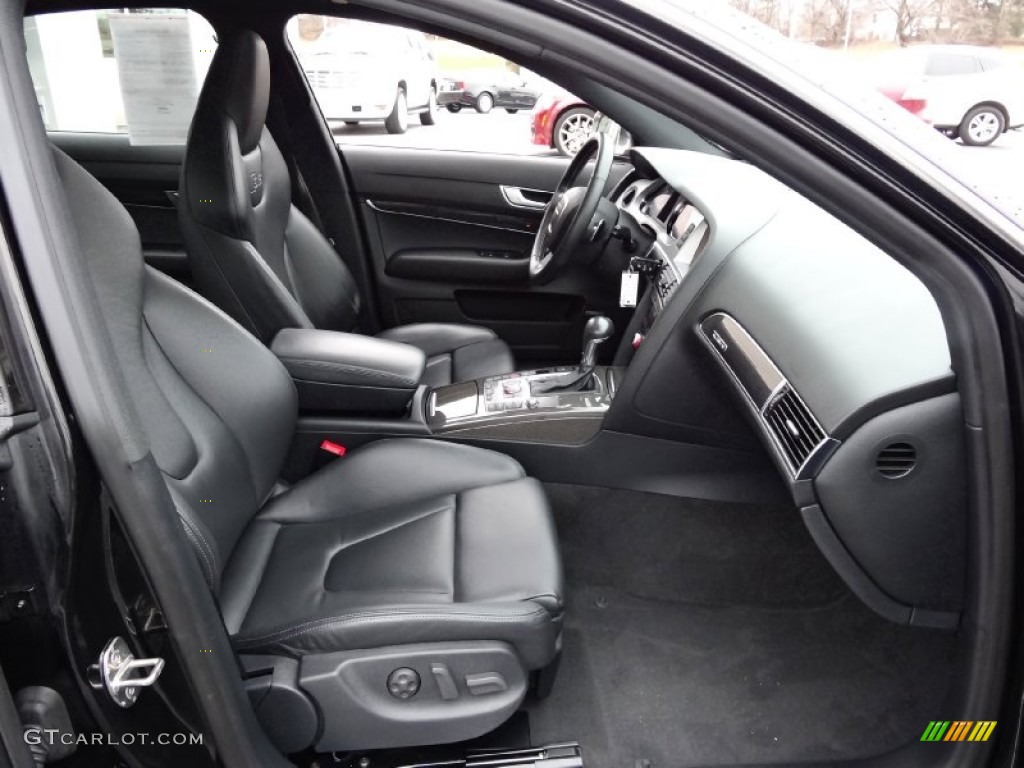 Black Interior 2008 Audi S6 5.2 quattro Sedan Photo #75944833