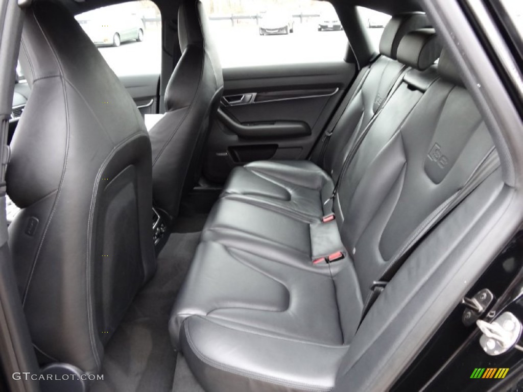 2008 Audi S6 5.2 quattro Sedan Rear Seat Photo #75944890