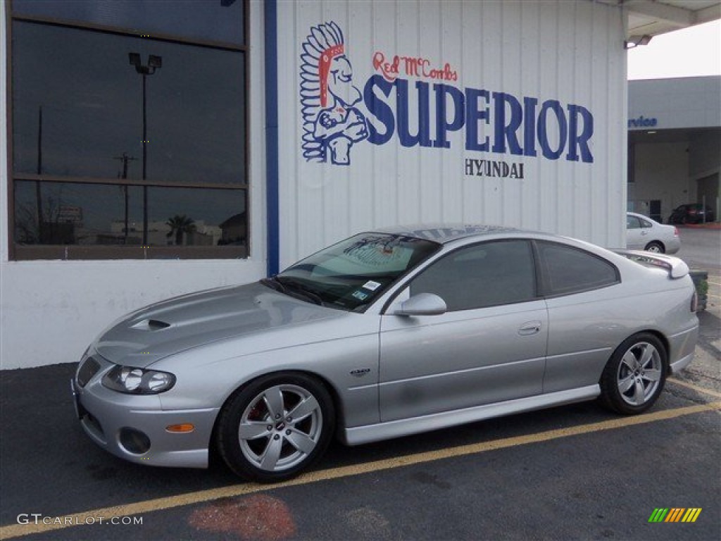 2006 GTO Coupe - Quicksilver Metallic / Red photo #4