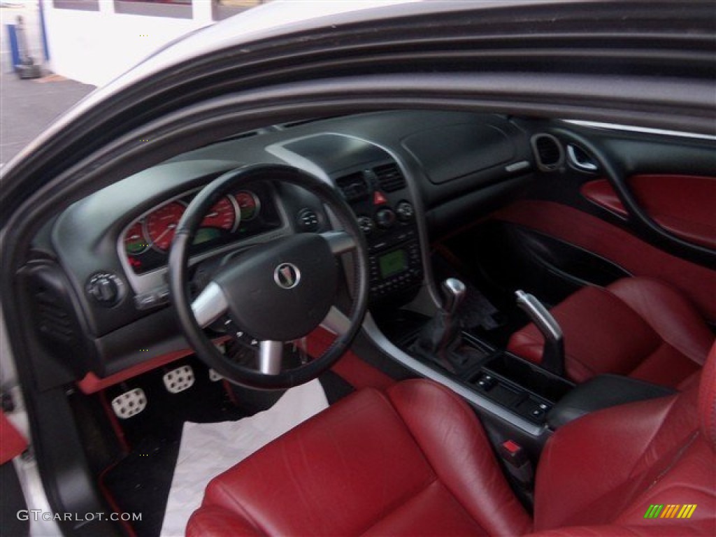 2006 GTO Coupe - Quicksilver Metallic / Red photo #8