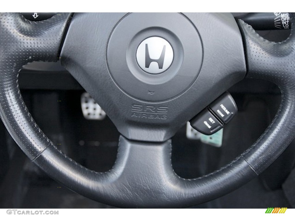 2001 Honda S2000 Roadster Black Steering Wheel Photo #75946195
