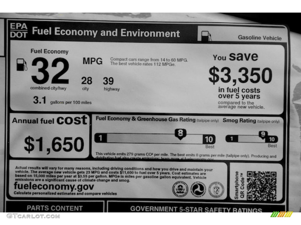 2013 Honda Civic LX Sedan Window Sticker Photo #75947200