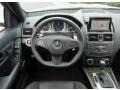 Black AMG Premium Leather Steering Wheel Photo for 2009 Mercedes-Benz C #75948202