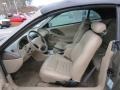 Medium Parchment 2001 Ford Mustang GT Convertible Interior Color
