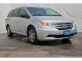 2013 Alabaster Silver Metallic Honda Odyssey EX-L  photo #1