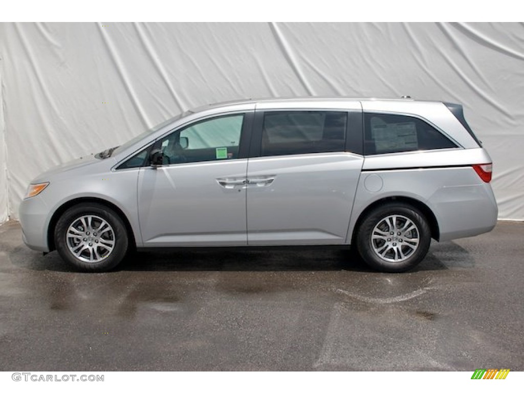 Alabaster Silver Metallic 2013 Honda Odyssey EX-L Exterior Photo #75949405