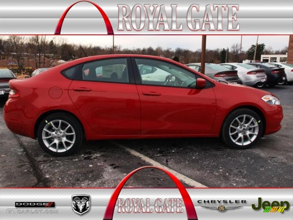 2013 Dart SXT - Redline 2-Coat Pearl / Black photo #1