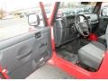 2005 Flame Red Jeep Wrangler X 4x4  photo #12