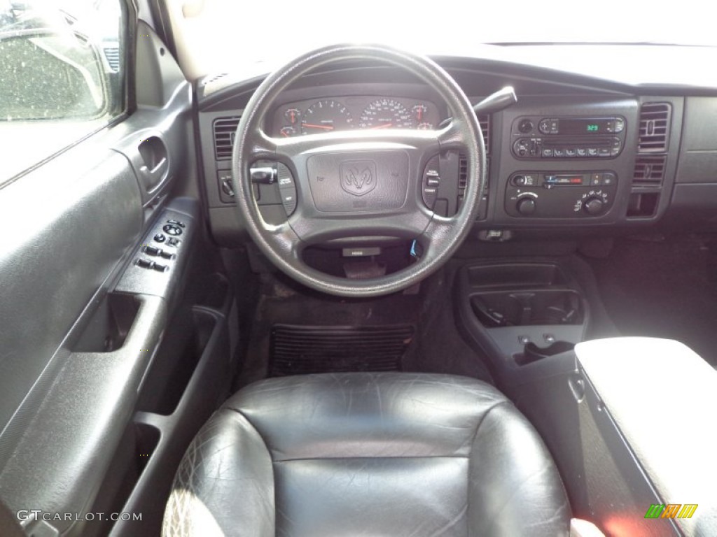 2002 Durango SXT 4x4 - Bright White / Dark Slate Gray photo #6