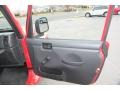 2005 Flame Red Jeep Wrangler X 4x4  photo #17