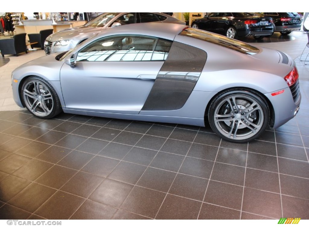 Matte Grey 2009 Audi R8 4.2 FSI quattro Exterior Photo #75950509