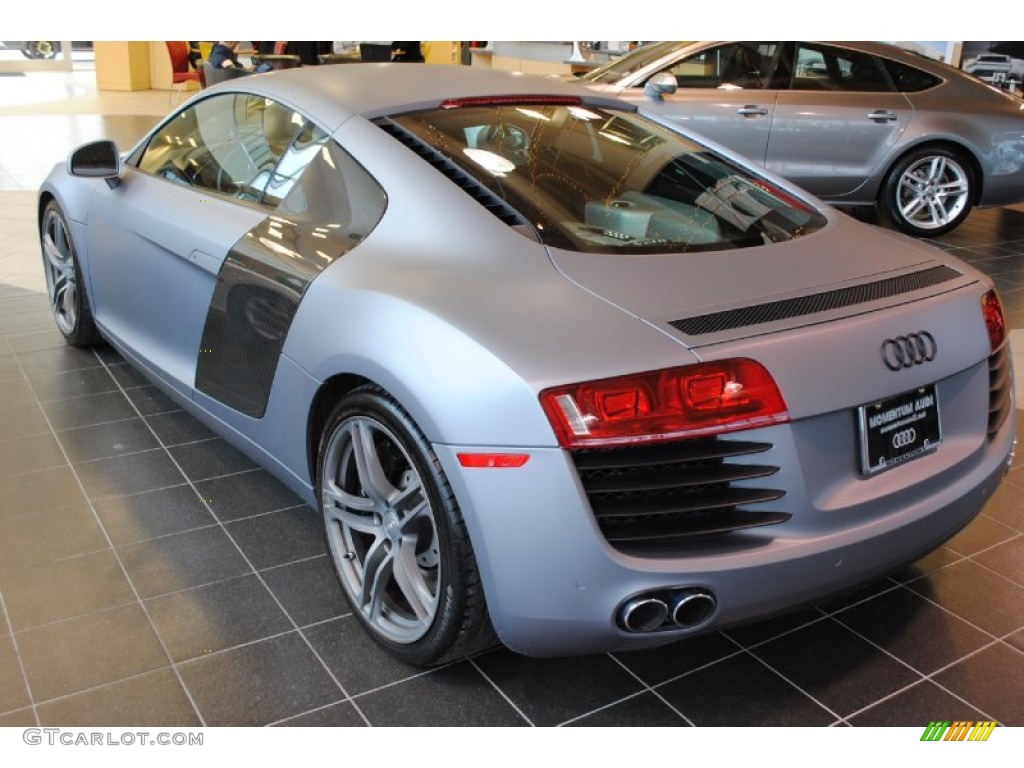 2009 R8 4.2 FSI quattro - Matte Grey / Fine Nappa Black Leather photo #7