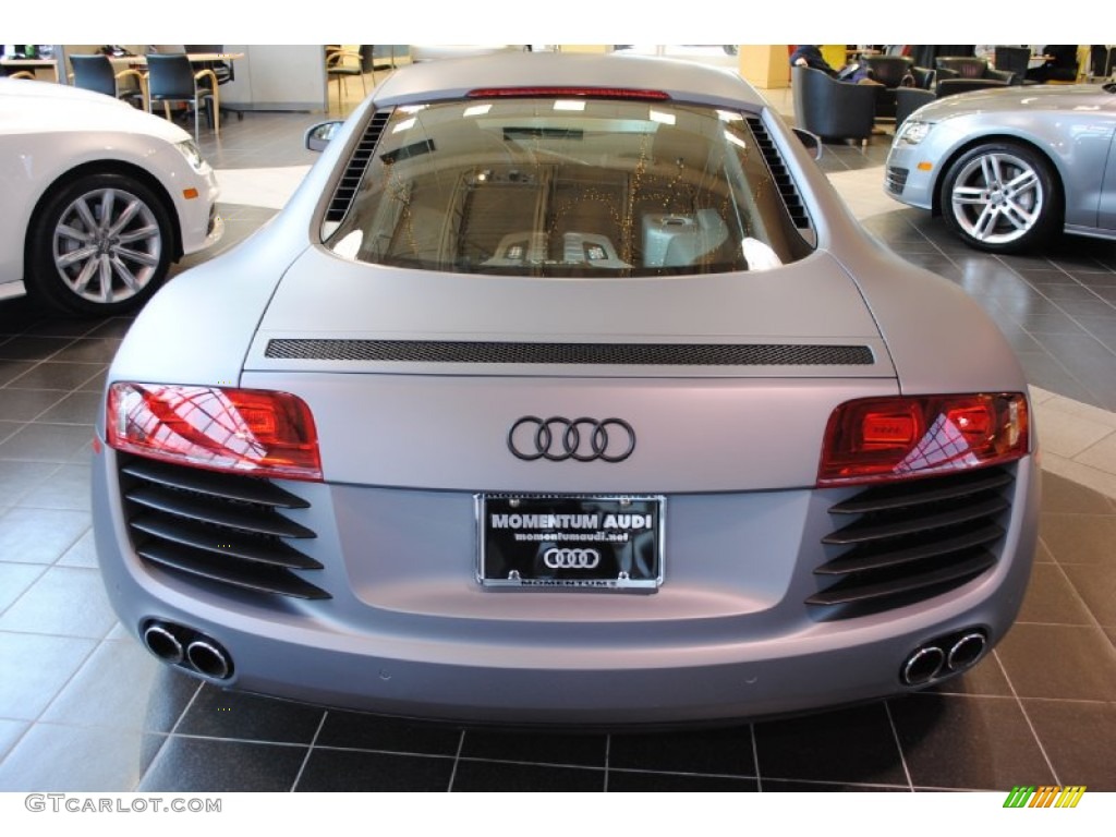 2009 R8 4.2 FSI quattro - Matte Grey / Fine Nappa Black Leather photo #8