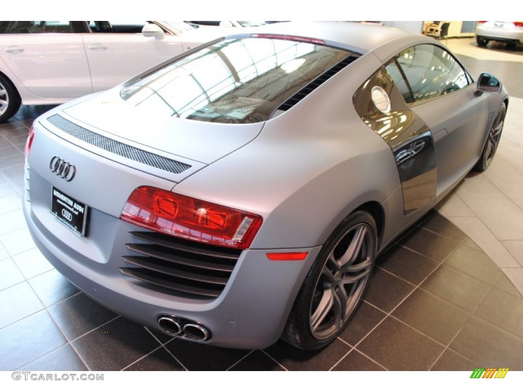 2009 R8 4.2 FSI quattro - Matte Grey / Fine Nappa Black Leather photo #9