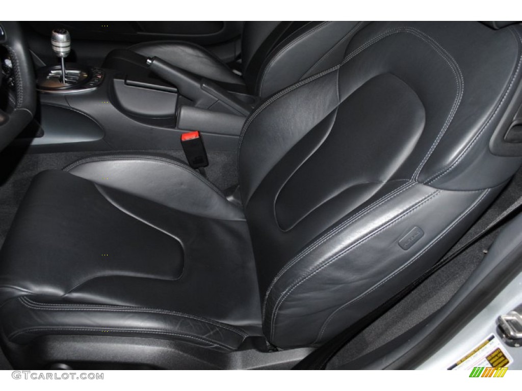 2009 R8 4.2 FSI quattro - Matte Grey / Fine Nappa Black Leather photo #18