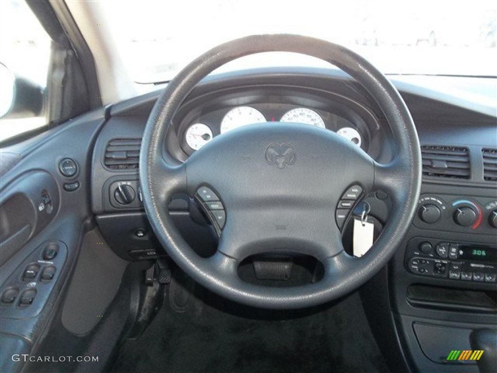 2000 Dodge Intrepid Standard Intrepid Model Agate Steering Wheel Photo #75951009