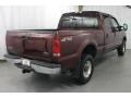 2000 Dark Toreador Red Metallic Ford F250 Super Duty Lariat Crew Cab 4x4  photo #7