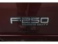 2000 Dark Toreador Red Metallic Ford F250 Super Duty Lariat Crew Cab 4x4  photo #15