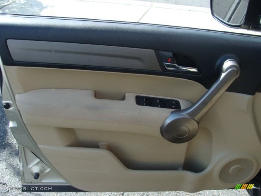 2009 CR-V LX 4WD - Borrego Beige Metallic / Ivory photo #6