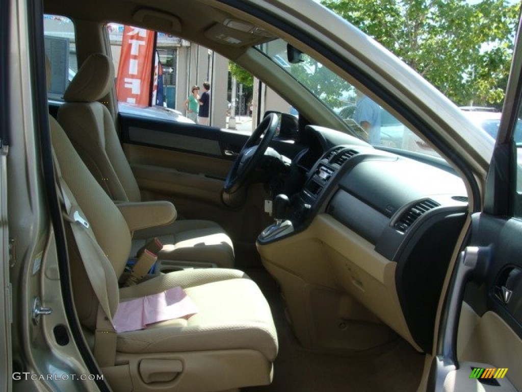 2009 CR-V LX 4WD - Borrego Beige Metallic / Ivory photo #8